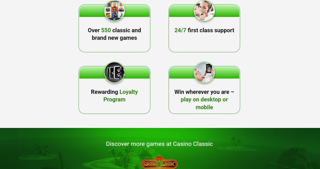 Casino Classic Features