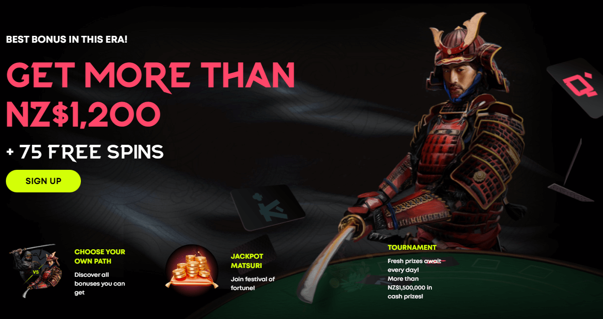 Spin Samurai Casino Bonus