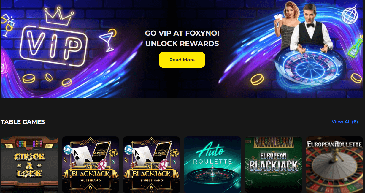 Foxyno Casino VIP Program